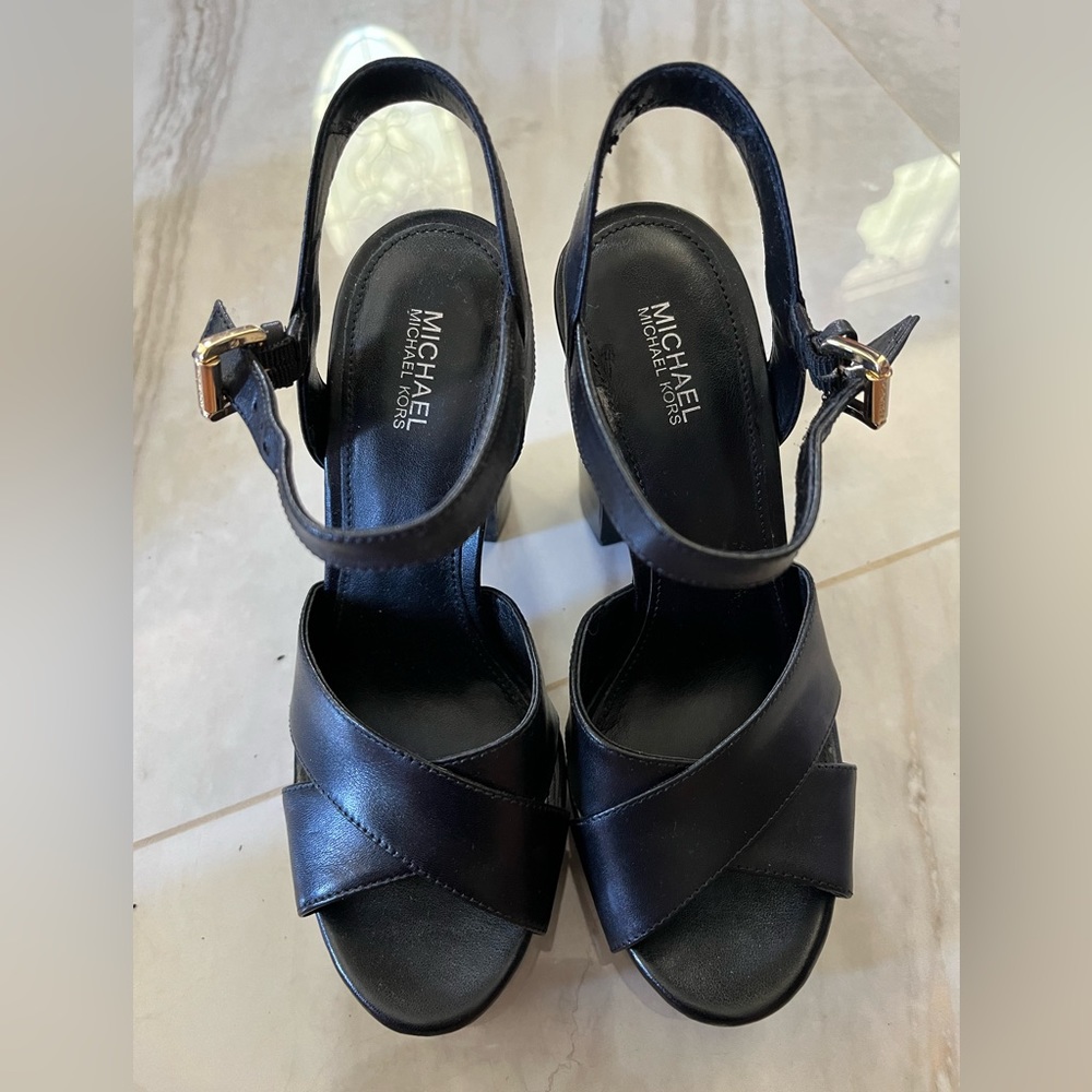 Michael Kors Black Heels Size 6M